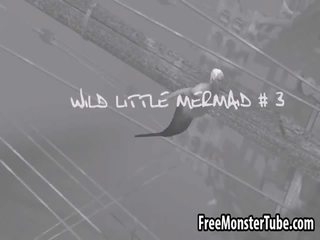 3D Little Mermaid deity gets fucked hard underwater