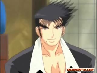 Chains Hentai Dildoing Tits And Wetpussy