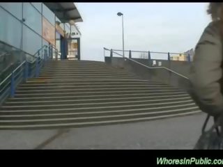 Young Couple Fucking At The Bus Station