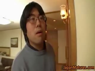 놀랄 만한 에 trot 일본의 ripened 아가씨 빨기 파트 4